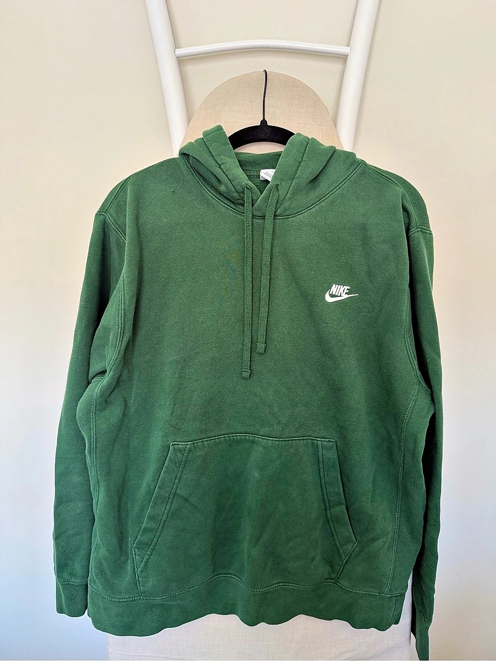 Nike Sportswear Club Fleece Pullover Hoodie Green Small